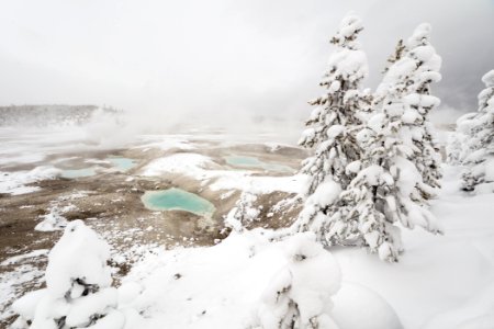 Porcelain Basin in winter photo