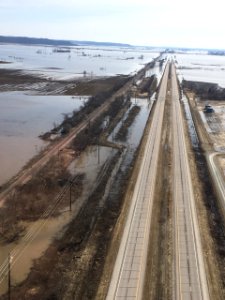 3/22/19 - I-29-looking North between Honey Creek and Loveland