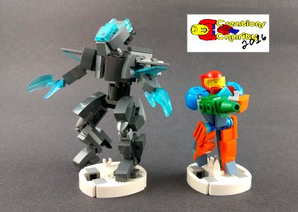 LEGO Metroid Prime 3: Rundas and Samus photo