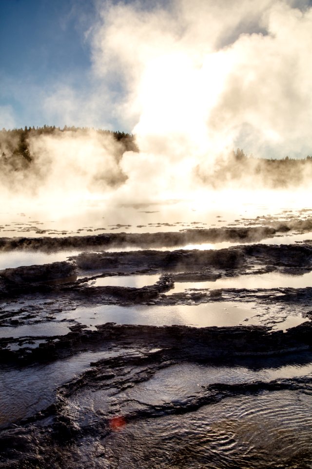 Great Fountain Geyser sunset portrait (3)