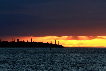 Sunrise off Queenscliff photo