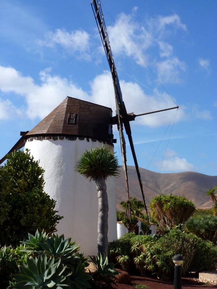Windmill fuerteventura sky