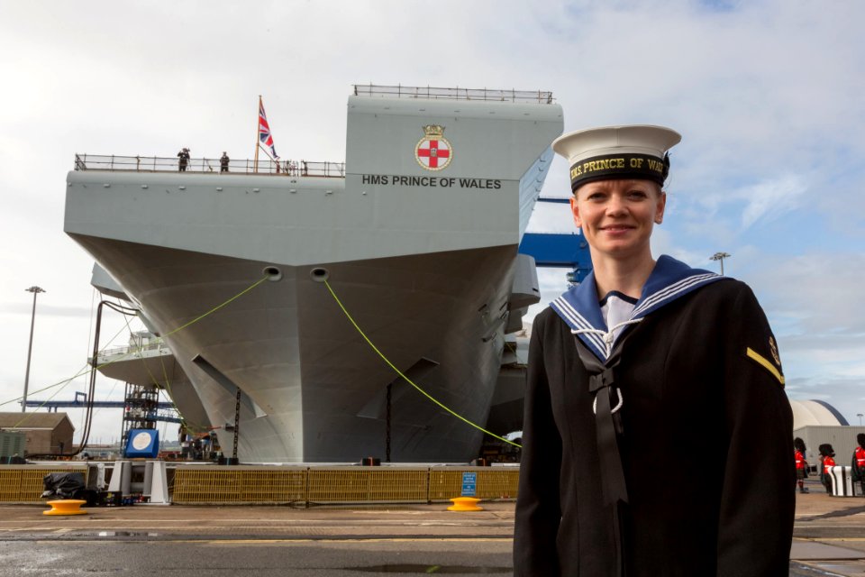 HMS PRINCE OF WALES Naming Ceremony