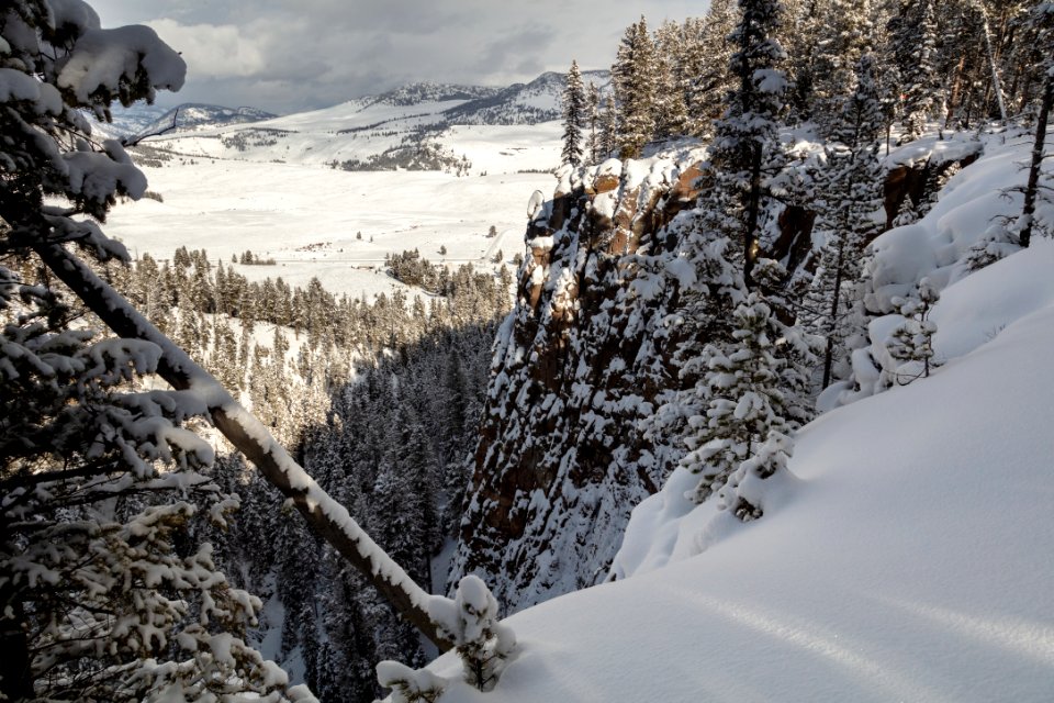 Looking down on Tower Junction from the Lost Lake Ski Trail