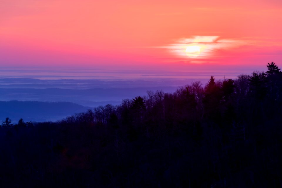 Sunrise from the Blue Ridge