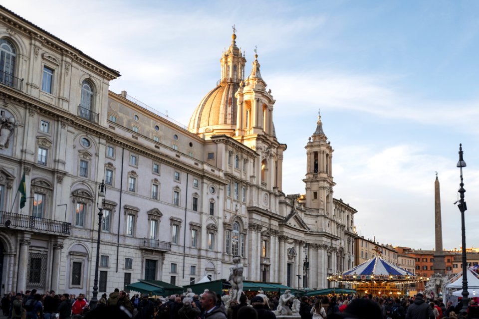 Tramonto a piazza Navona
