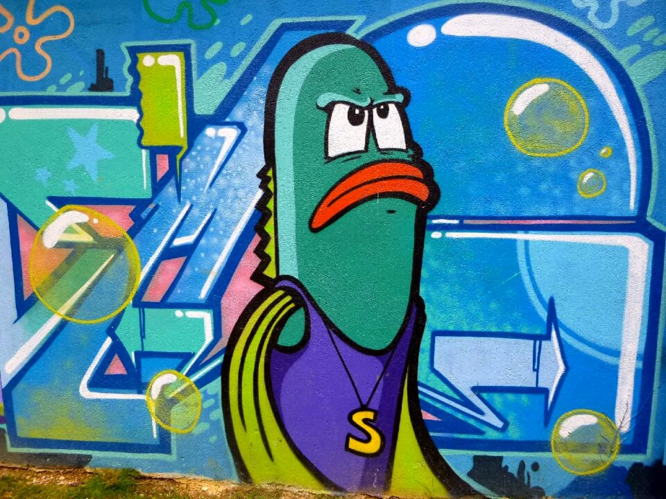 Creature art street art