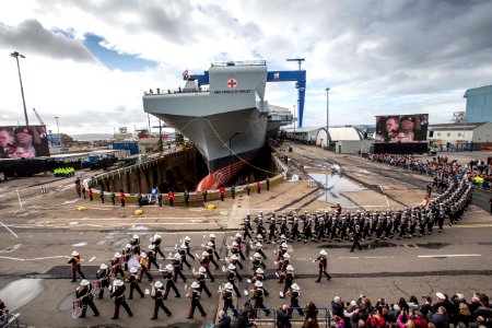 HMS PRINCE OF WALES Naming Ceremony
