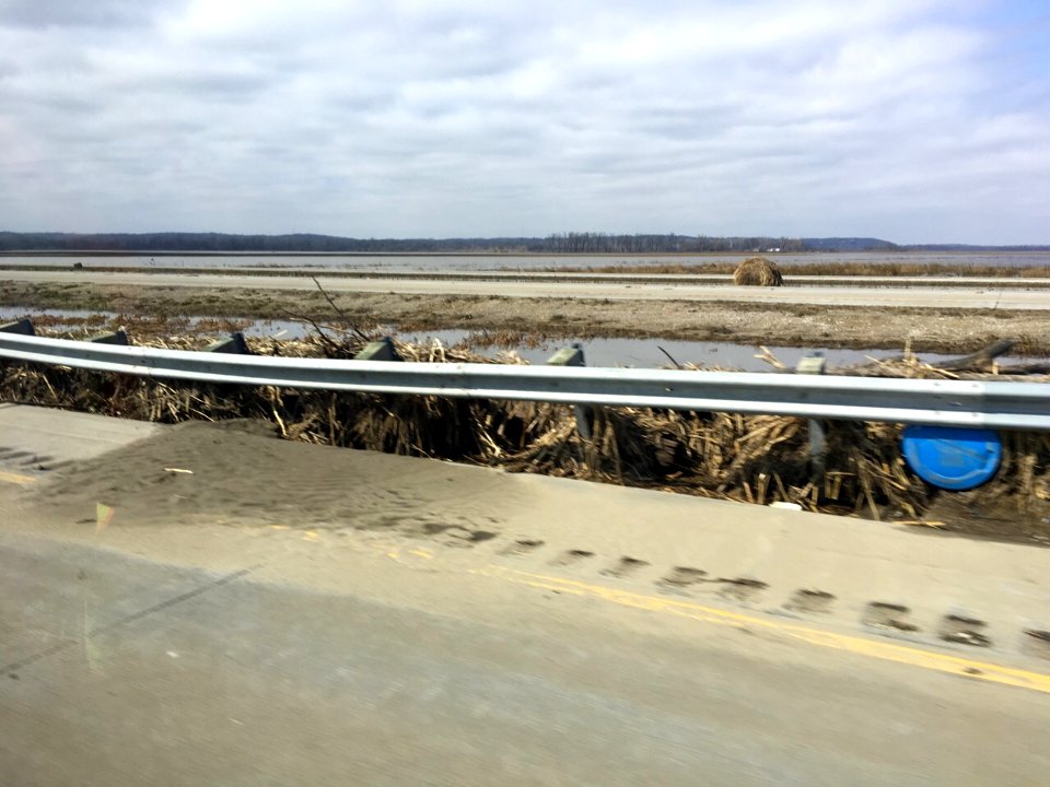 3/25/19 - Guardrail damage on I-680 near the I-680/I-29 interchange