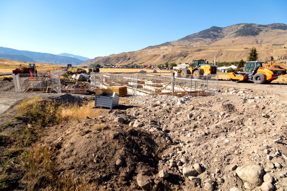 North Entrance Improvement Project: Overview of the project looking west (2)