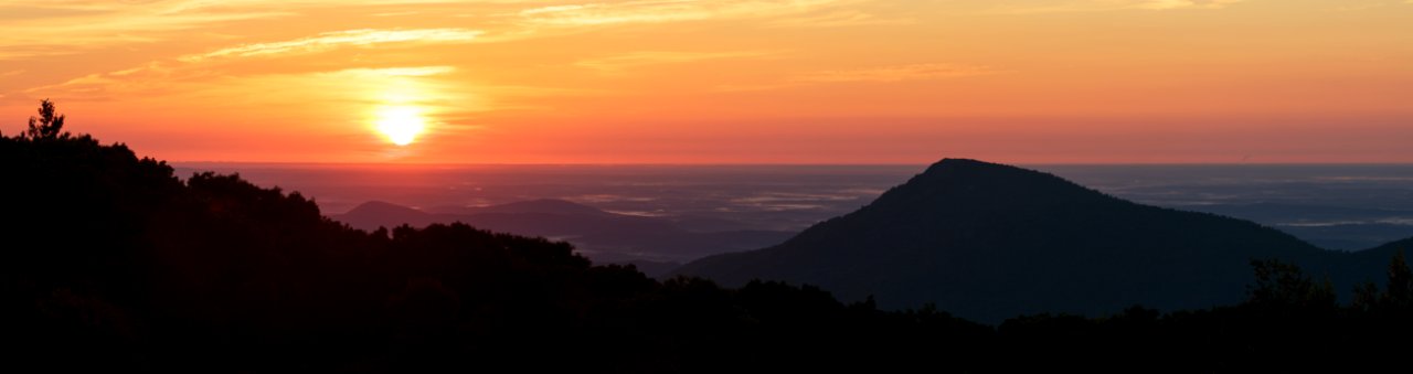Sunrise from Old Rag Overlook