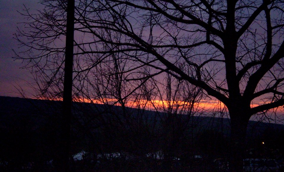 The last light of the day ion Taizé