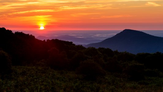 Sunrise from Old Rag Overlook