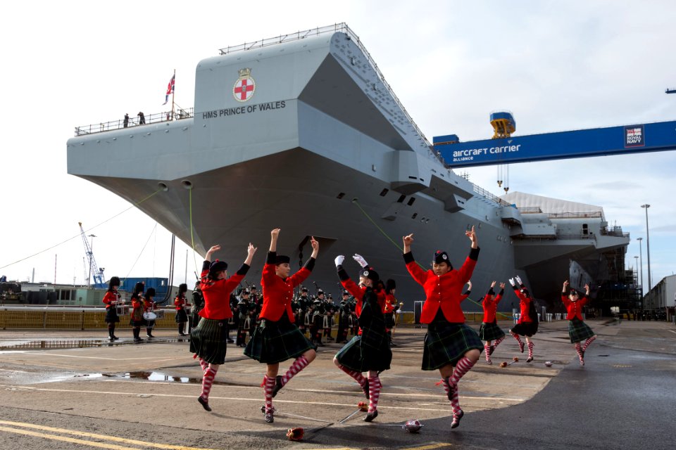 HMS PRINCE OF WALES Naming Ceremony