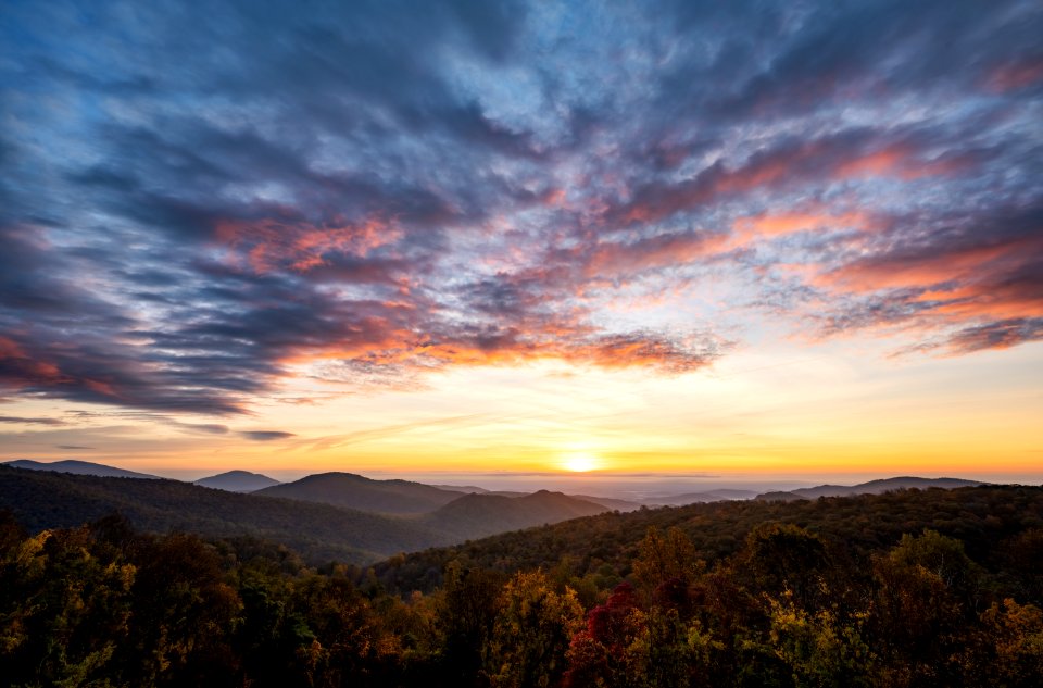Fall Sunrise Over Thornton Hollow
