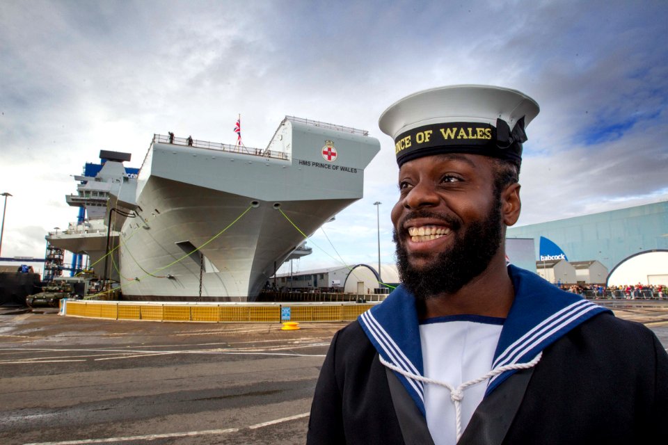 HMS PRINCE OF WALES Naming Ceremony