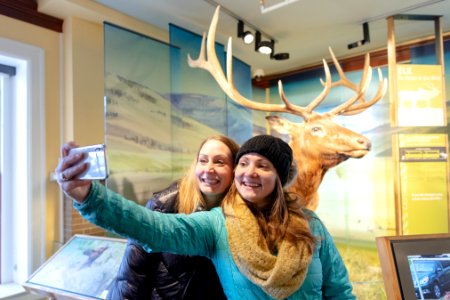 Safe Selfies in the Albright Visitor Center photo