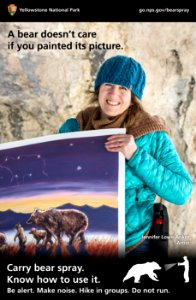 "A bear doesn’t care if you painted its picture."