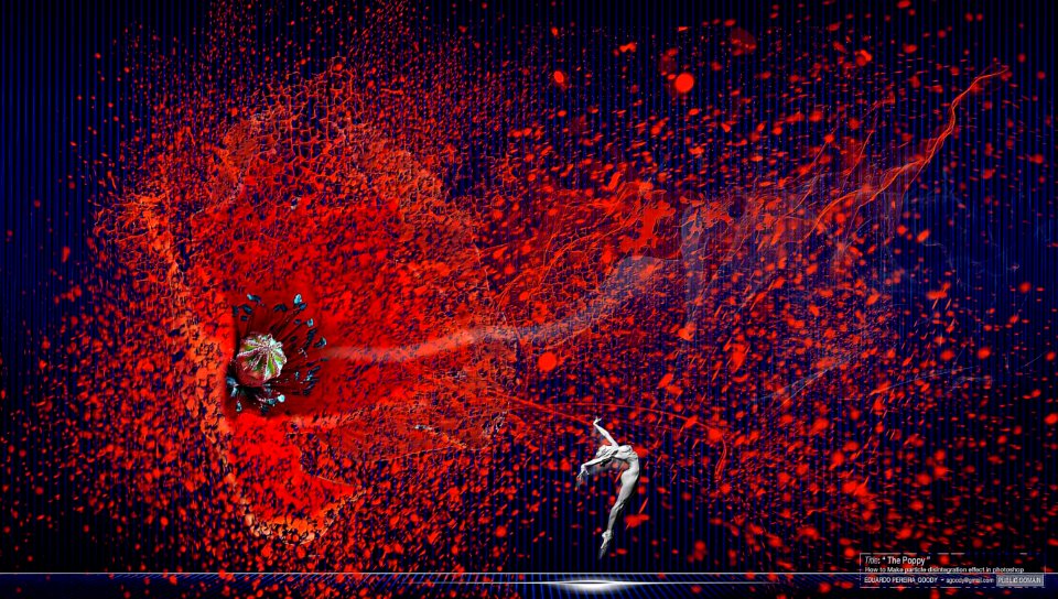How to Make particle disintegration effect in photoshop