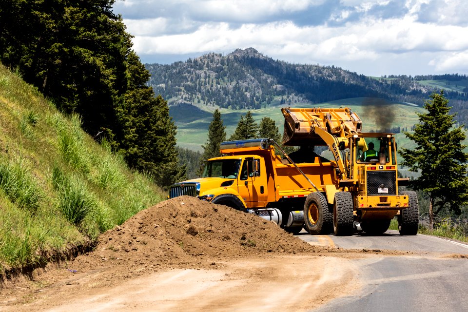 Roadwork near Tower Junction