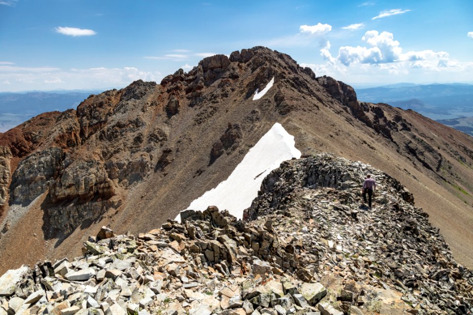 Summit ridge of Electric Peak