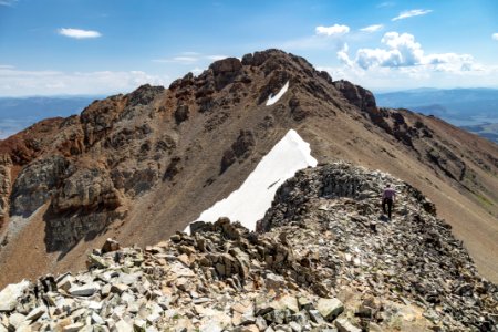 Summit ridge of Electric Peak photo