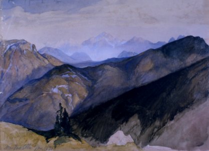 Yellowstone Range from near Fort Ellis