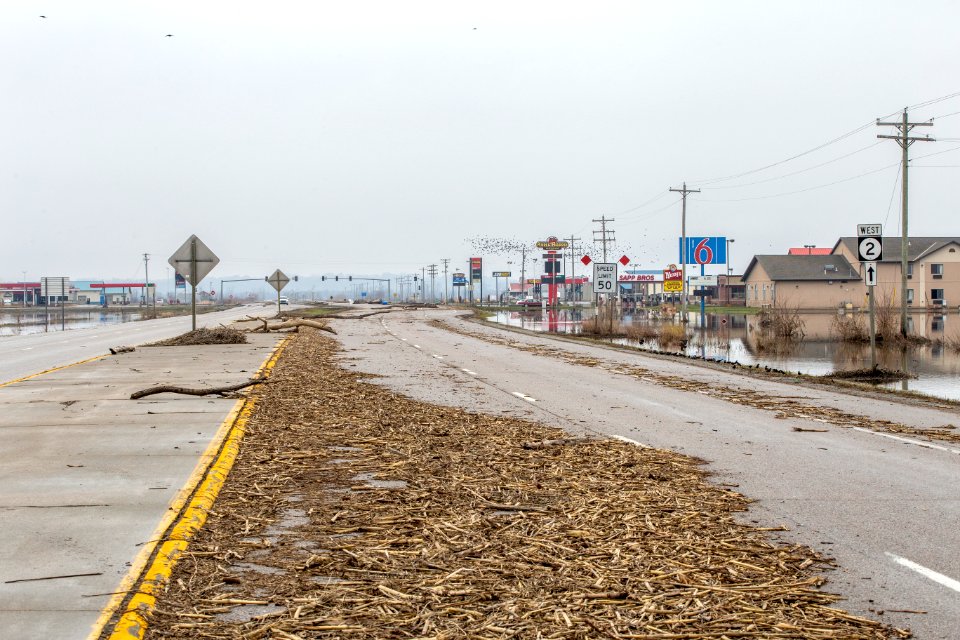 4/4/19 - Iowa 2 near the I-29 interchange
