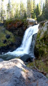 Moose Falls near the south entrance of Yellowstone