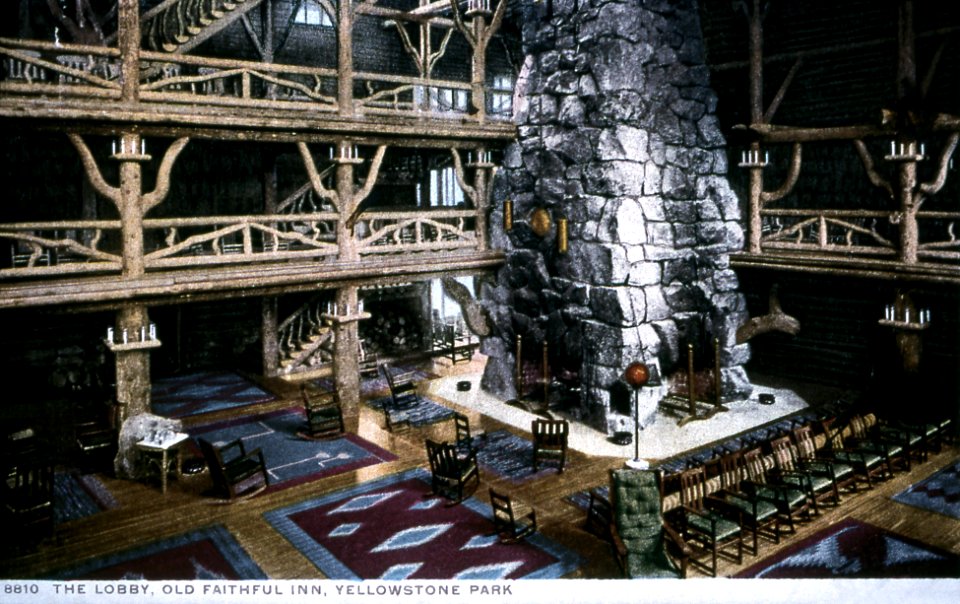 #8810 - Old Faithful Inn Lobby