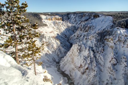 Views of the Yellowstone River from Grand View photo