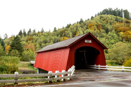 Fisher Covered Bridge, Oregon photo