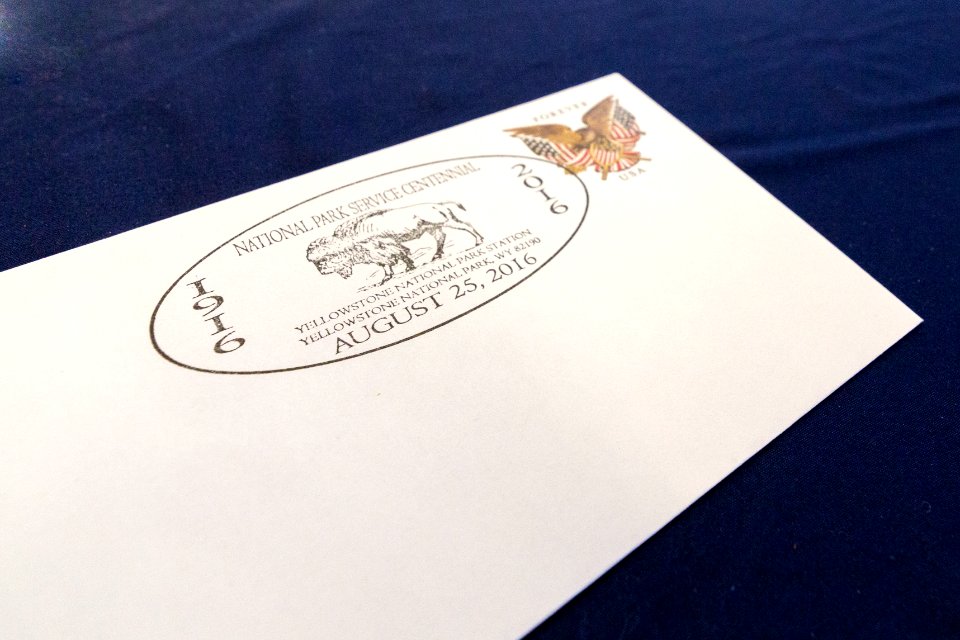 USPS Centennial cancellation stamp