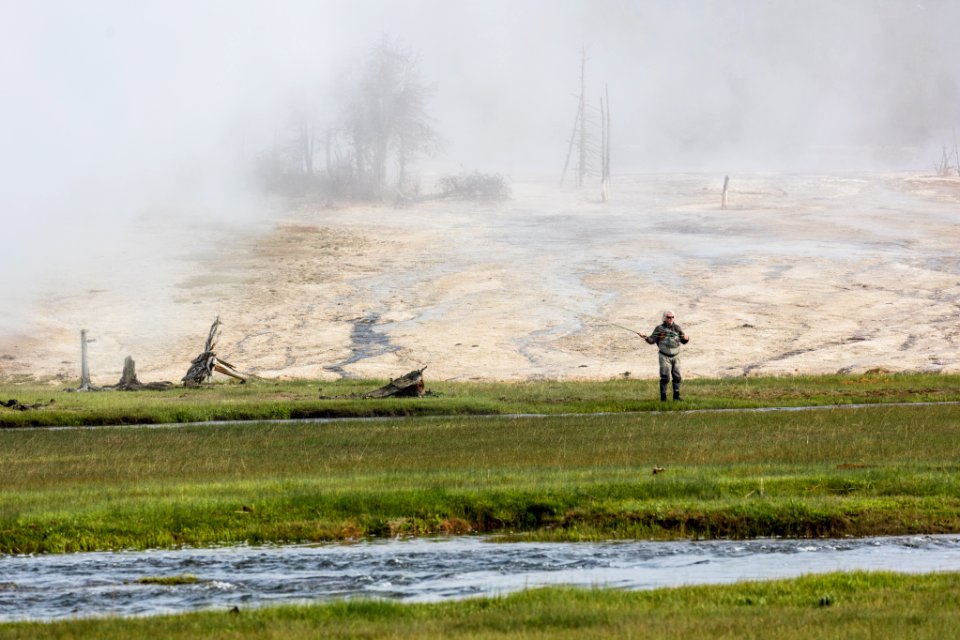 Fly fishing near Biscuit Basin (3)