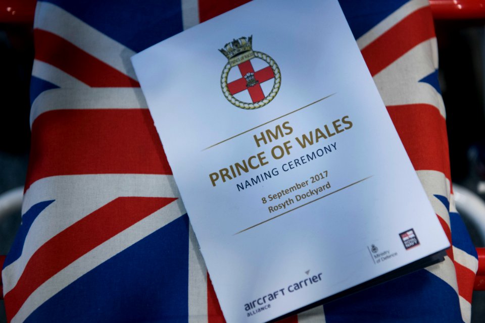 HMS PRINCE OF WALES Naming Ceremony