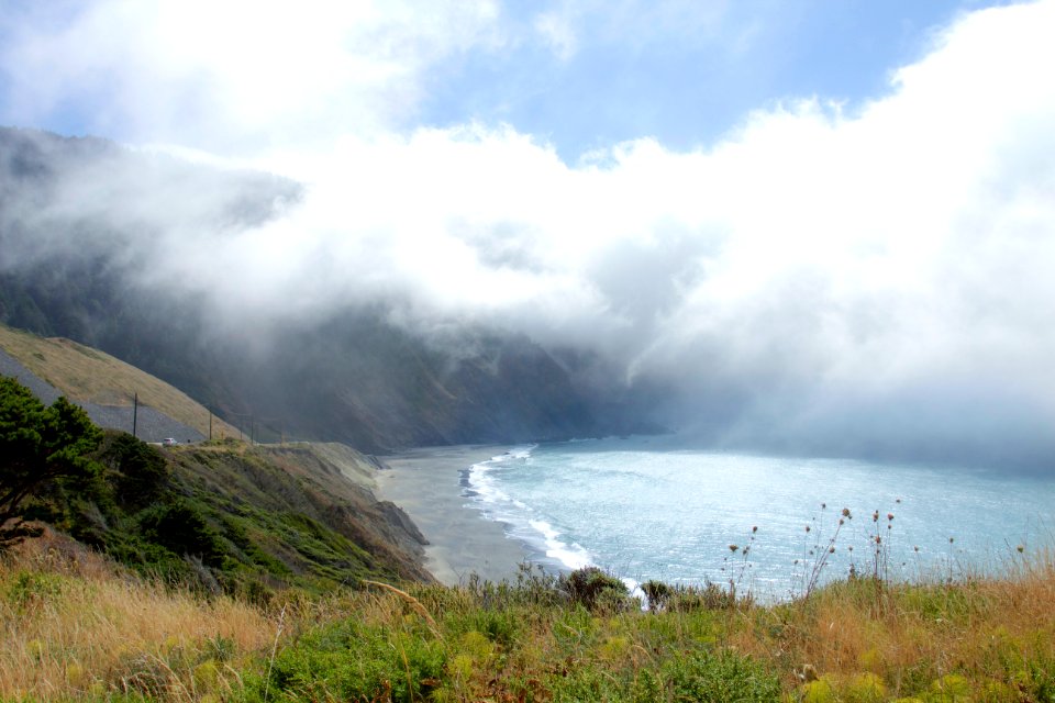 Fog on coast, Oregon