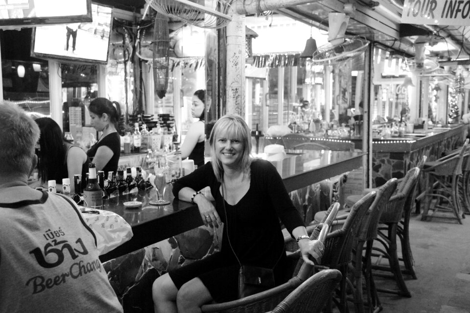 Woman smile beauty girl drink