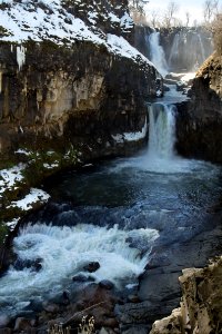 White Falls and Celestial Falls, Oregon photo