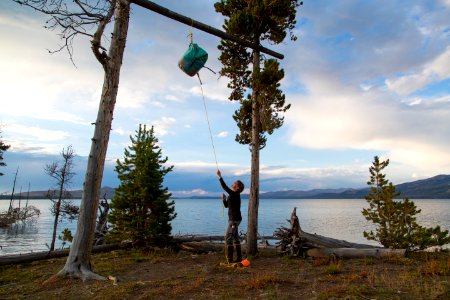 Hanging food