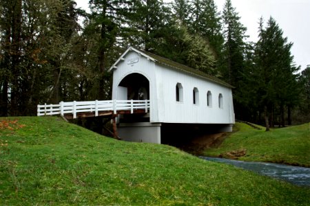Ritner Creek Covered Bridge, Oregon photo