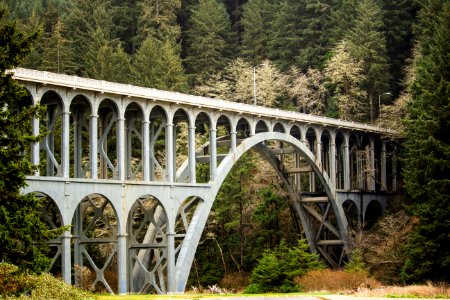 Cape Creek Bridge, Oregon photo