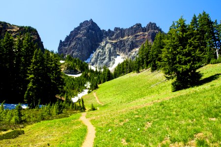 Trail to Upper Canyon Creek Meadow, Oregon photo