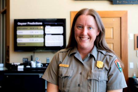 Ranger Annie at Old Faithful Visitor and Education Center photo