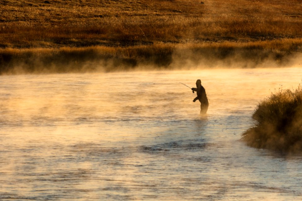 Fall fishing on the Madison River at sunrise (2)