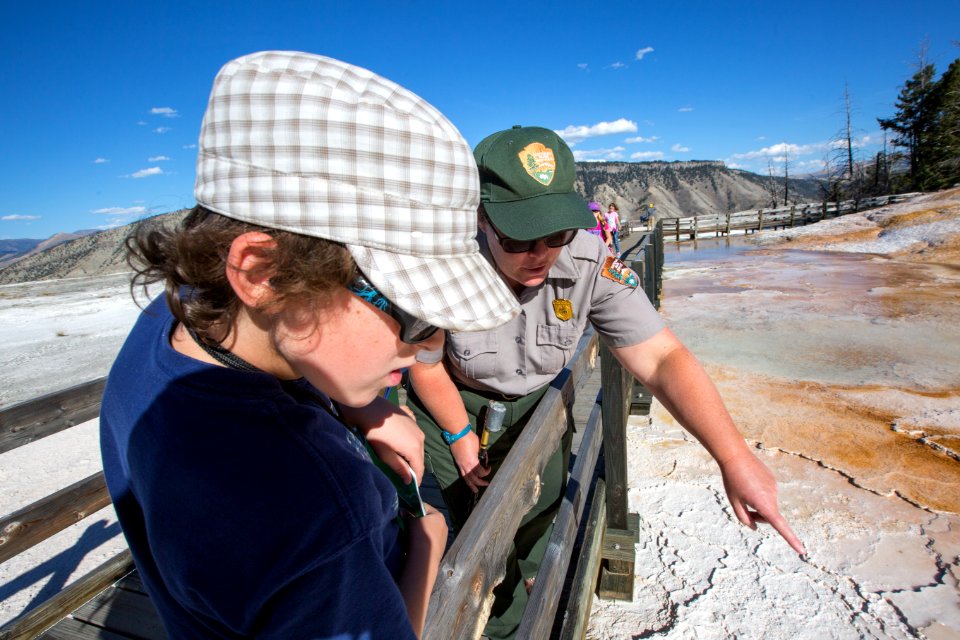 Expedition Yellowstone at Mammoth Hot Springs