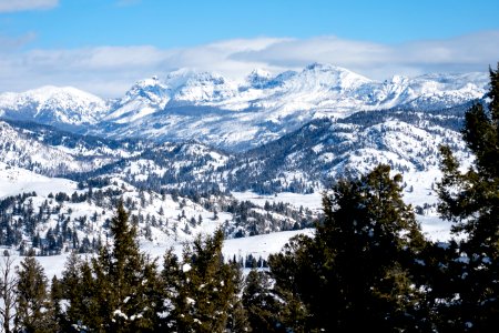 Cutoff Mountain from the Lost Lake Ski Trail photo