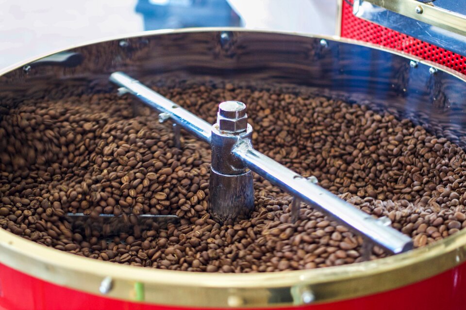 Beans roast coffee roasting