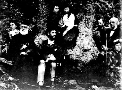 Camping group at Skyland (Historic photo)