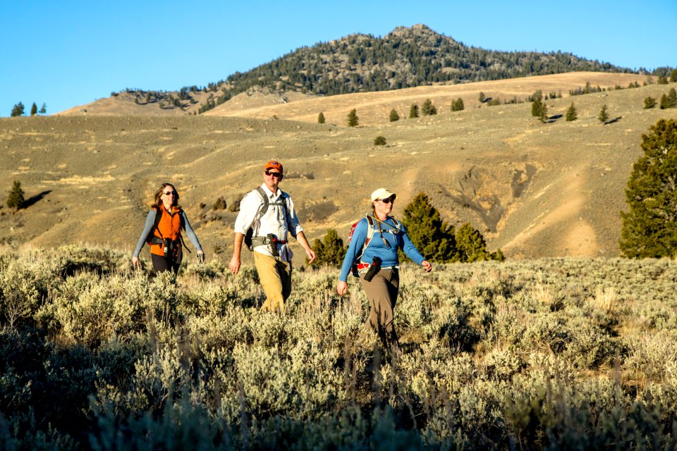 Hikers near Pleasant Valley