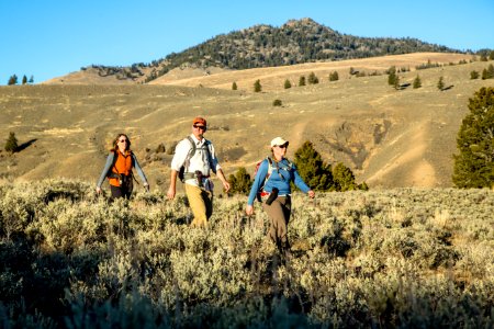 Hikers near Pleasant Valley